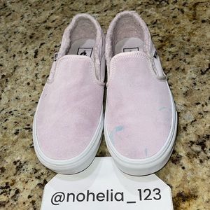Light Pink Slip On Vans